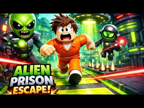 I escape from the alien 👽 prison | ROBLOX | SGGAMERZ |