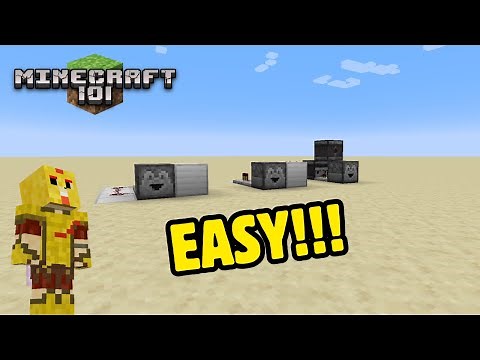 EASY Dispenser/Dropper Clocks You Can Use | Minecraft 101