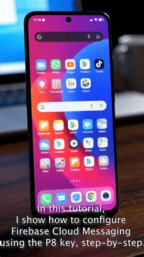Flutter Firebase Cloud Messaging (iOS) Using APNs authentication key (.p8) | iOS Push Notification