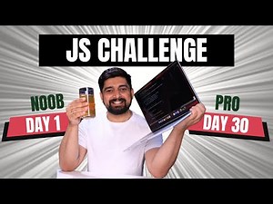 Actionable Javscript Roadmap | 30 day challenge | course launch