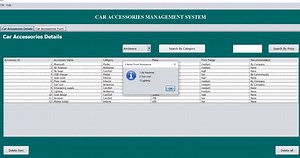 Car Accessories System In Java With Source Code - Source Code & Projects