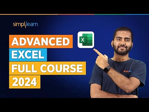 🔥Advanced Excel Full Course 2026 🔴LIVE | Excel Tutorial For Beginners | Excel Training | Simplilearn