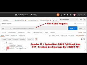 Angular + Spring Boot CRUD Full Stack App - 17 - Creating REST API to Get Single Employee Object