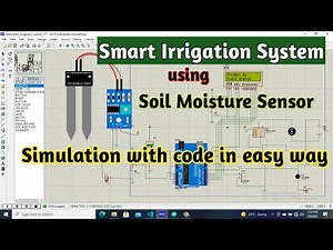 SMART IRRIGATION SYSTEM USING ARDUINO,MOISTURE SENSOR,LM35/ PROTEUS SIMULATION #technology#engineer
