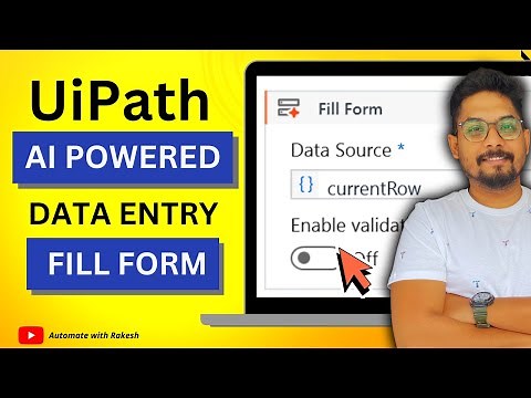 How to Automate Data Entry with AI in UiPath | UiPath AI Data Entry Tutorial