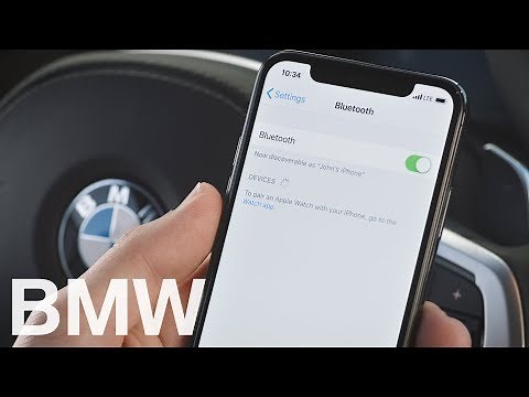 How to connect your mobile phone to the car via Bluetooth - BMW How-To