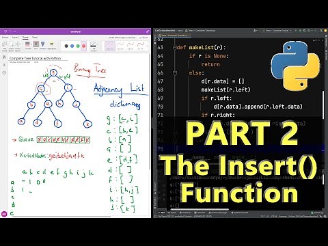 Part 2 - Define the Recursive Insert() Function Coded in Python