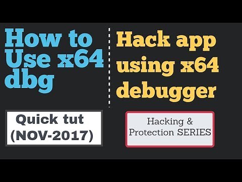How to use x64dbg debugger ( x64dbg quick tut ) | Using x64 dbg on Windows 10