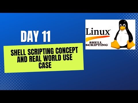 Day 11 - Shell Scripting Course || Real World Shell Scripting Use Case