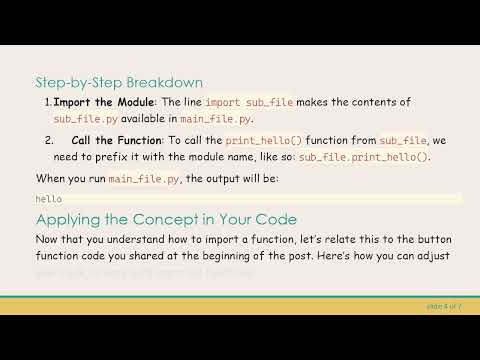 How to Import Functions from Other Python Files with Ease