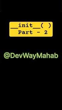 Why __init__ Is Needed Even When We Have Instance Methods #python #shorts