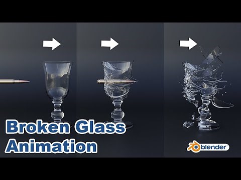 Shoot The Glass in Blender || Animation Tutorial