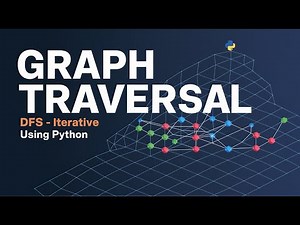Graph Traversal | DFS | Iterative Method | Python