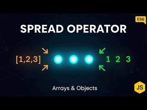 054 JavaScript Spread Operator Explained - Arrays & Objects