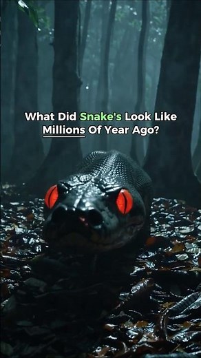 🐍 Snake Evolution: Over 110 Million Years in 40 Seconds!