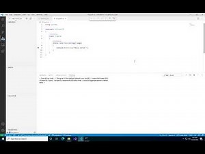 Running .NET 5 Console App Using VSCode