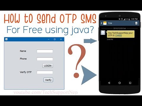 How to Generate and Send OTP SMS for Free Using Java?[With Source Code]