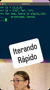Itera listas más rápido en Python | Trucos express 🔥 #python #programacion #javascript #tech #tecnologia | Linkfydev