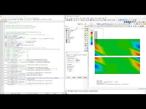 ABAQUS scripting with Python for post processing