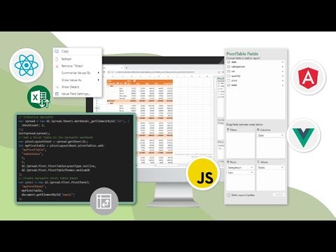 Exploring the SpreadJS JavaScript Pivot Table Component