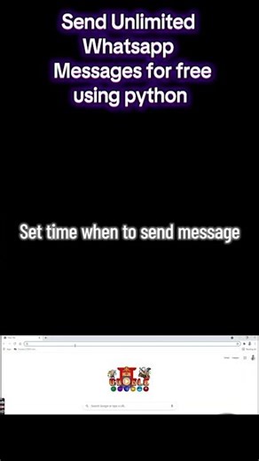 Send Whatsapp messages automatically for free using a python script.