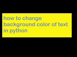 How to change background text in python