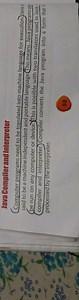 Java Compiler and Interpreter(Computer programs need to be tra... | Filo