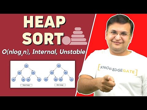 2.6 Heap Sort Algorithm | Heapify Method | Basic Concepts, Dry Run, and Analysis of Heap Sort