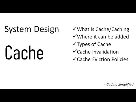System Design - Cache | Caching | Cache Invalidation | Cache Eviction