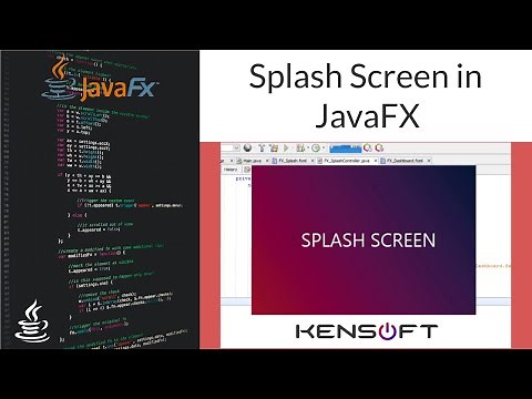 JavaFX Tutorial: Splash Screen in JavaFX using NetBeans IDE
