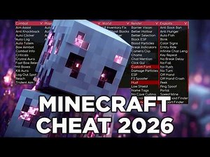 MINECRAFT CHEAT MENU: Java/Bedrock Hack Client Download FREE!