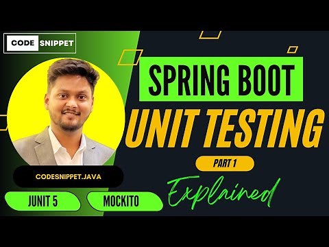 Unit Testing in Spring Boot with JUnit 5 and Mockito | Part 1