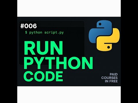 06 - Running Python Code