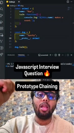 Siddhant Jain | One of the key concepts of Javascript and often asked in interviews | Instagram