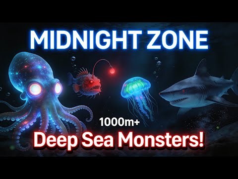 Deep Sea Midnight Zone: Alien Fish That Hunt in Total Darkness!