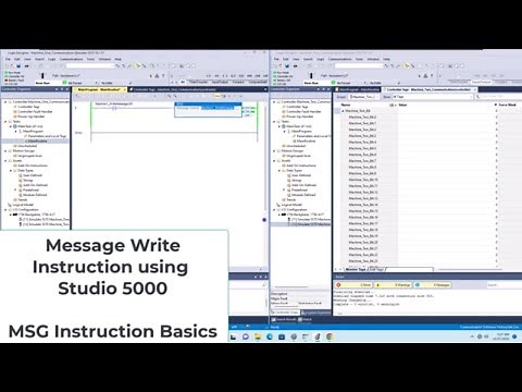 Studio 5000 Message Instruction Basics | Read/Write PLC Data