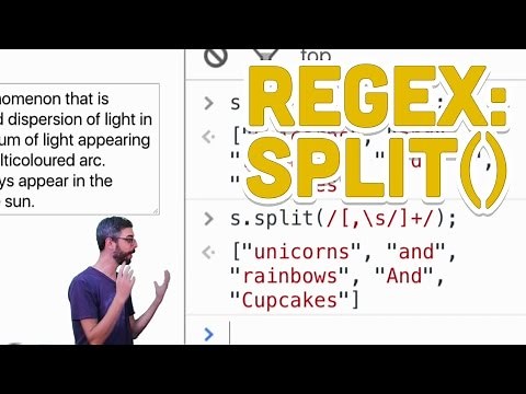 2.8: Regular Expressions: split() - Programming with Text