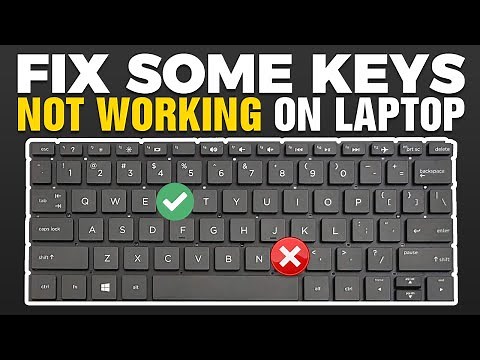 How To Fix Some Keys Not Working On Laptop Keyboard