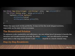 A Guide to Iterating Over a Map with Lists in Java 8 Using Streams