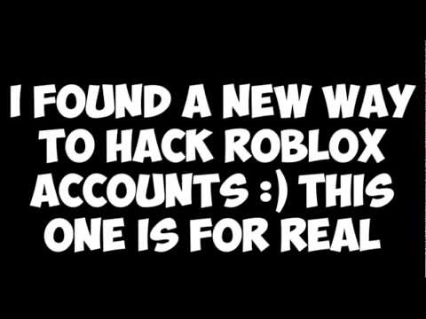 How to Hack ANY ROBLOX accounts