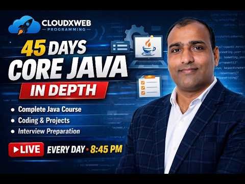 Day 1 | Core Java in Depth Live | For Beginners to Advanced Core History of Java & Introduction