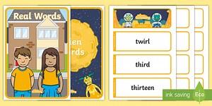 Phonics Screening Level 5 Set 2 Real and Alien Words Interactive Display Pack