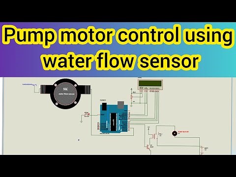Water Flow Rate&Volume Measurement / how to control pump motor using water flow sensor and Ardunino