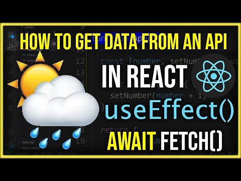 How To Make API Call In React using useEffect() Hook With Fetch API and async / await