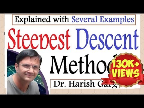 Steepest Descent Method | Several Examples