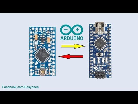 how to program arduino pro mini with arduino nano