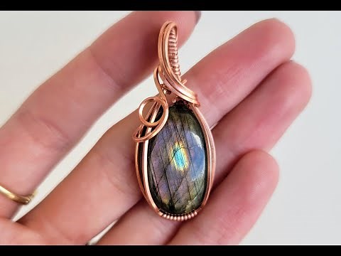 Easy Beginner Wire Wrapped Pendant Tutorial