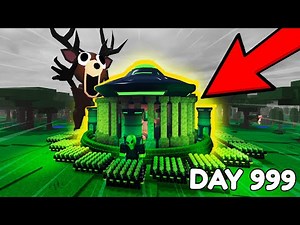 I Built THE ALIEN BASE in 99 NIGHTS IN THE FOREST ROBLOX