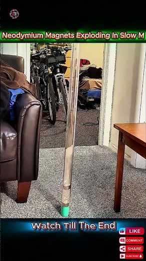 Neodymium Magnets EXPLODING in Slow Motion! Magnetic Suspension Gone WRONG!