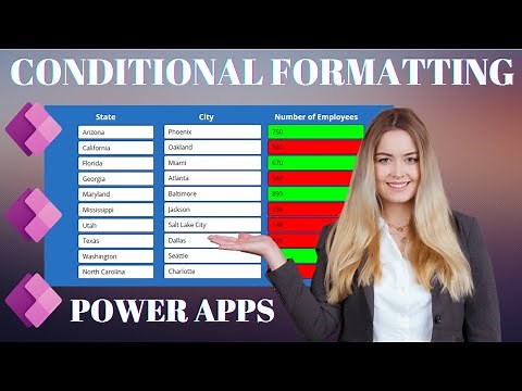 PowerApps Conditional Formatting